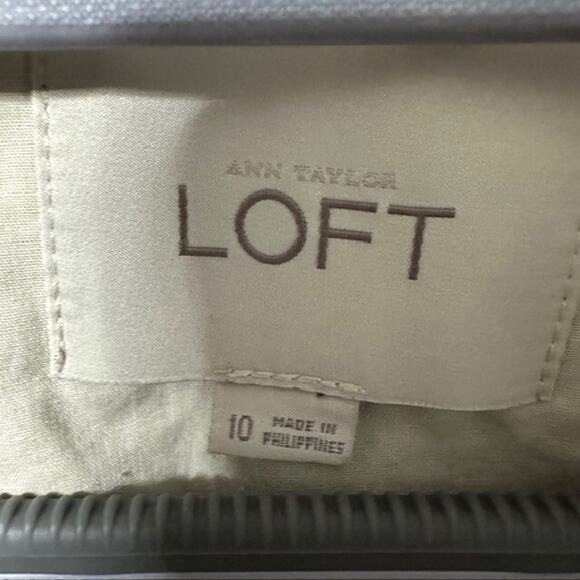 Loft Linen Marbled Blazer Jacket with Buttons Women's Size 10 - Picture 6 of 7